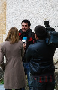 Cuatro entrevista a Eneko. Foto: José L. Sempere