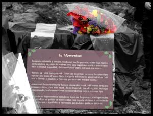In Memoriam. En el último homenaje en Valdenoceda. Foto: Elena Alonso. 